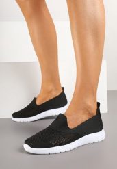 Czarne Tenisówki z Elastyczną Cholewką Arnta. Czarne trampki i tenisówki damskie Born2be, bez wzorów, z jeansu. Za 54.99 zł.