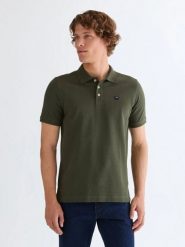 MESKA KOSZULKA WRANGLER POLO SHIRT DEEP DEPTHS 112378000. Koszulki polo męskie Wrangler, m, bez wzorów, bez ramiączek. Za 99.99 zł.