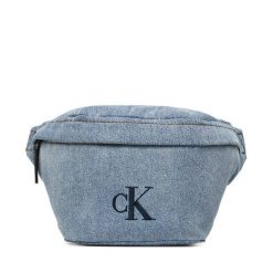 Saszetka nerka Calvin Klein. Niebieskie saszetki męskie CALVIN KLEIN, z denimu. Za 239.99 zł.