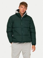 Only & Sons Kurtka zimowa 22025205 Zielony Regular Fit. Zielone kurtki męskie Only & Sons, na zimę, l, bez wzorów, z syntetyku, bez kaptura. Za 319.99 zł.