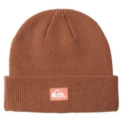 Czapka zimowa męska Quiksilver Performer Cuff 2. Brązowe czapki męskie Quiksilver, na zimę, z aplikacjami, klasyczne. Za 75.04 zł.