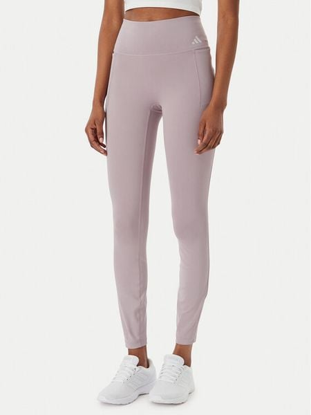Adidas Legginsy Optime Workout KD9252 Fioletowy Slim Fit. Fioletowe legginsy damskie Adidas, m, bez wzorów, z syntetyku, na fitness i siłownię. Za 210.99 zł.