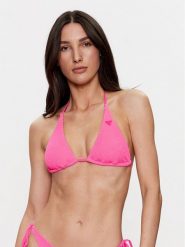Guess Góra od bikini E3GJ35 MC03P Różowy. Czerwone bikini damskie Guess, z aplikacjami. Za 309.99 zł.