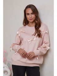 Soft Cashmere Sweter w kolorze jasnoróżowym rozmiar: 34/36. Różowe swetry klasyczne damskie Soft Cashmere, bez kołnierzyka. Za 152.99 zł.