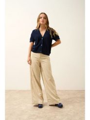 Just Cashmere Kaszmirowy kardigan "Iris" w kolorze granatowym rozmiar: XL. Niebieskie kardigany damskie Just Cashmere, xl, bez wzorów, z kaszmiru. Za 283.48 zł.