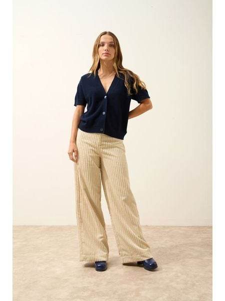 Just Cashmere Kaszmirowy kardigan "Iris" w kolorze granatowym rozmiar: XL. Niebieskie kardigany damskie Just Cashmere, xl, bez wzorów, z kaszmiru. Za 249.76 zł.