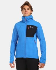 Męska bluza polarowa z kapturem Kilpi FRENI-M. Niebieskie bluzy z kapturem męskie Kilpi, m, z materiału. Za 318.77 zł.