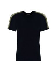 Emporio Armani T-shirt | 111890 4F717 | Mężczyzna | Granatowy. Niebieskie t-shirty męskie Emporio Armani, m, bez wzorów, z bawełny, bez kołnierzyka. W wyprzedaży za 189.00 zł.