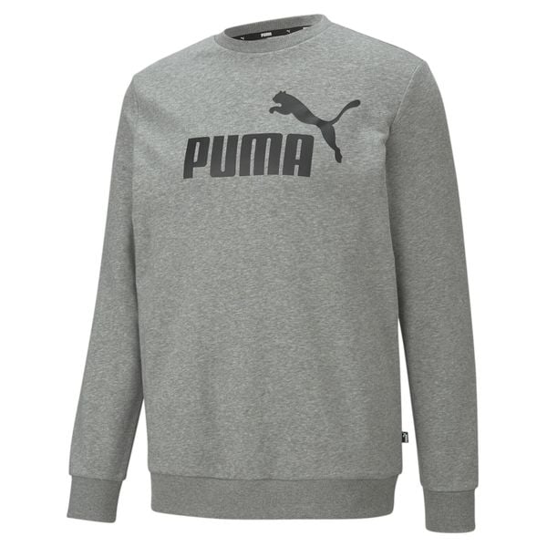 Bluza męska Puma Essential Big Logo Crew, szaro-szara. Czarne bluzy bez kaptura męskie Puma, m. Za 99.00 zł.