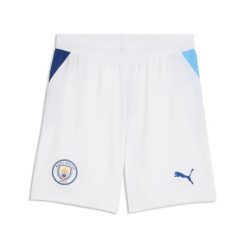 Krótka koszulka Manchester City 2026/27. Białe szorty męskie Puma, l, z materiału, na fitness i siłownię. Za 234.50 zł.