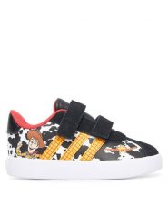 Adidas Sneakersy Adidas Pixar Toy Story Vl Court 3.0 Shoes Infants KI9177 Czarny. Czarne trampki i tenisówki chłopięce Adidas, bez wzorów, ze skóry, bez zapięcia. Za 199.99 zł.