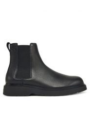 Calvin Klein Sztyblety Combat Ess Chelsea Boot Lth YM0YM01374 Czarny. Czarne sztyblety męskie CALVIN KLEIN, ze skóry, bez zapięcia. Za 589.99 zł.
