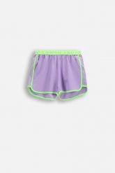 Spodenki sportowe dziecięce Lemon Explore WL6 krótkie fioletowe. Fioletowe koszulki dziewczęce LEMON explore, l, bez wzorów, z materiału, bez ramiączek. Za 49.90 zł.
