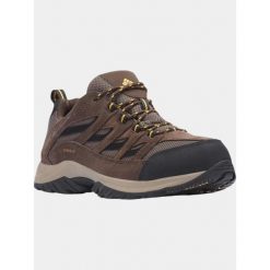 Buty Turystyczne Niskie Męskie Columbia Crestwood WP. Brązowe buty trekkingowe męskie Columbia, bez zapięcia, trekkingowe. Za 399.00 zł.
