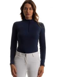 Fischer Koszulka funkcyjna w kolorze granatowym rozmiar: XS. Niebieskie bluzki sportowe damskie FISCHER, xs, z materiału, bez kołnierzyka, bez ramiączek. Za 196.24 zł.