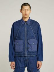 G-Star Kurtka dżinsowa w kolorze granatowym rozmiar: XL. Niebieskie kurtki męskie G-Star, xl, bez wzorów, z bawełny, retro, bez kaptura. Za 310.38 zł.