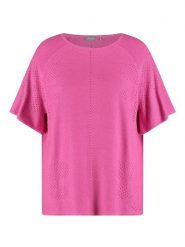 SAMOON Sweter w kolorze różowym rozmiar: 42. Różowe swetry klasyczne damskie Samoon, bez kołnierzyka. Za 86.99 zł.