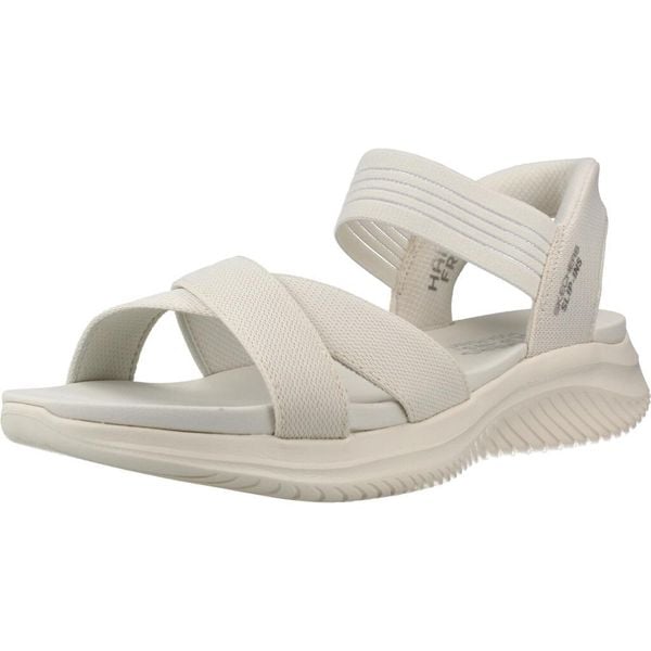 Sandały SKECHERS 119975S Biały. Białe obuwie trekkingowe damskie Skechers. Za 297.99 zł.