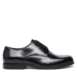 Półbuty Calvin Klein. Czarne buty wizytowe męskie CALVIN KLEIN, bez zapięcia. Za 539.99 zł.