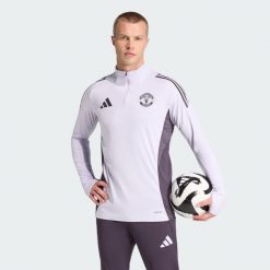Bluza Manchester United Tiro 25 Competition Training. Czarne bluzy bez kaptura męskie Adidas, s, z dresówki. Za 329.00 zł.