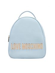 LOVE MOSCHINO Plecak JC4197PP1MKD0712 Błękitny. Niebieskie plecaki damskie Love Moschino, bez wzorów, ze skóry. Za 579.99 zł.