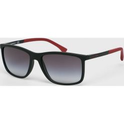 Emporio Armani - Okulary. Czarne okulary przeciwsłoneczne męskie Emporio Armani. W wyprzedaży za 479.90 zł.
