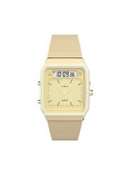 Timex Zegarek Q Timex® 1982 Chronograph TW2Y06000 Złoty. Żółte zegarki męskie Timex, złote. Za 809.99 zł.