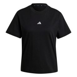Damska koszulka bawełniana adidas Essentials Small Logo. Czarne bluzki sportowe damskie Adidas, xs, z bawełny, bez kołnierzyka, bez ramiączek. Za 173.50 zł.