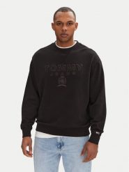 Tommy Jeans Bluza Varsity DM0DM20827 Czarny Relaxed Fit. Czarne bluzy bez kaptura męskie Tommy Jeans, m, z bawełny. Za 219.99 zł.