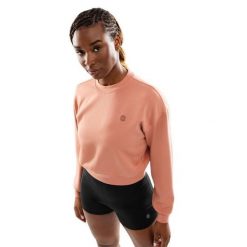 Bluza treningowa crop top dla kobiet Fitness Siroko Pinnacle. Brązowe bluzy bez kaptura damskie SIROKO, bez wzorów, z materiału, bez ramiączek. Za 169.00 zł.