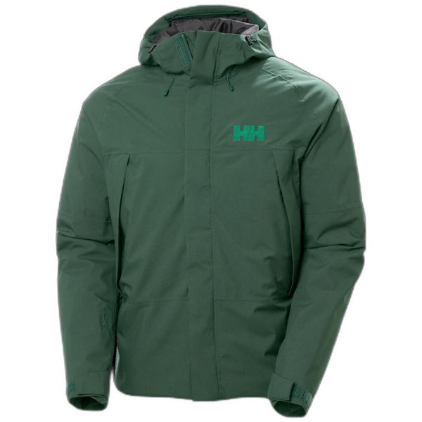 Kurtka izolowana Helly Hansen banff. Zielone kurtki męskie Helly Hansen, bez wzorów, sportowe, bez kaptura. Za 999.00 zł.