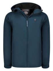 ANAPURNA Kurtka softshellowa "Tamigolorana" w kolorze granatowym rozmiar: S. Niebieskie kurtki outdoor męskie ANAPURNA, s, bez wzorów, bez kaptura. Za 100.28 zł.