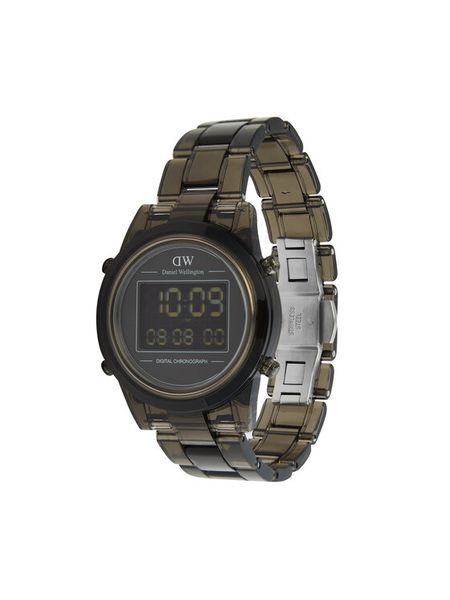 Daniel Wellington Zegarek DW00100759 Czarny. Czarne, cyfrowe zegarki męskie Daniel Wellington. Za 579.99 zł.