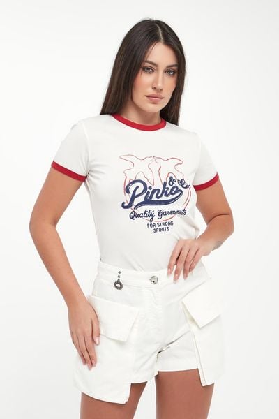 T-shirt damski Imperia PINKO. T-shirty damskie Pinko, m, bez wzorów, bez kołnierzyka. Za 539.00 zł.