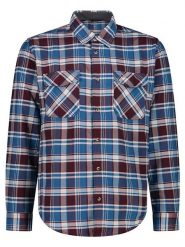 CMP Koszula funkcyjna w kolorze niebiesko-czerwonym rozmiar: 48. Czerwone koszule męskie CMP, bez wzorów, z materiału, bez kołnierzyka, bez ramiączek. Za 139.20 zł.