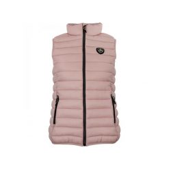 Damska kurtka bez rękawów Peak Mountain Fine. Czerwone kurtki damskie Peak Mountain, bez wzorów, z puchu, bez kaptura. W wyprzedaży za 211.00 zł.