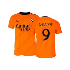 Koszulka kibica Real Madryt 2024-25 Premium Second Number - Mbappé - 9. Brązowe bluzki damskie Real Madrid, m, bez wzorów, bez kołnierzyka. W wyprzedaży za 192.85 zł.