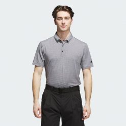 Koszulka Go-to Rise Print Polo. Szare koszulki polo męskie Adidas, m, bez wzorów, bez ramiączek. Za 299.00 zł.