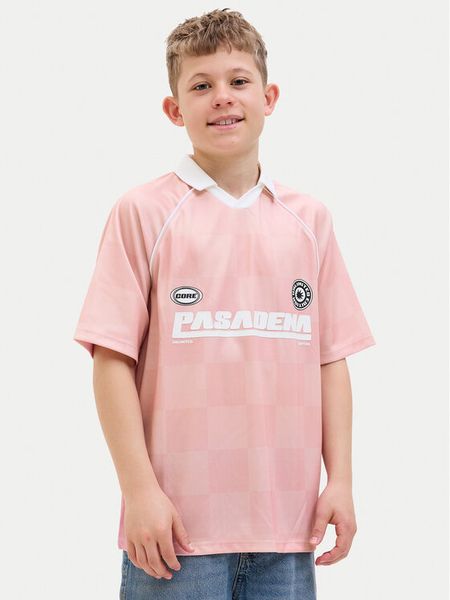 Jack & Jones Junior Polo 12278700 Różowy Loose Fit. Czerwone t-shirty chłopięce JACK & JONES Junior, bez wzorów, z syntetyku, bez ramiączek. Za 59.99 zł.