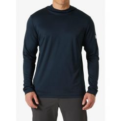 Bluza termoaktywna męska Helly Hansen HH Tech Hoodie. Niebieskie bluzy bez kaptura męskie Helly Hansen, m. Za 140.99 zł.