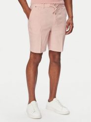 BOSS Szorty materiałowe Kane1 50557537 Różowy jasny Regular Fit. Czerwone szorty męskie Boss, z materiału, bez kołnierzyka. Za 629.99 zł.