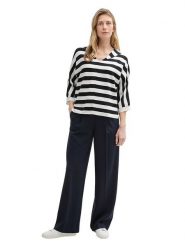 Tom Tailor Sweter w kolorze czarno-białym rozmiar: XL. Białe swetry klasyczne damskie Tom Tailor, xl, bez kołnierzyka. Za 122.96 zł.