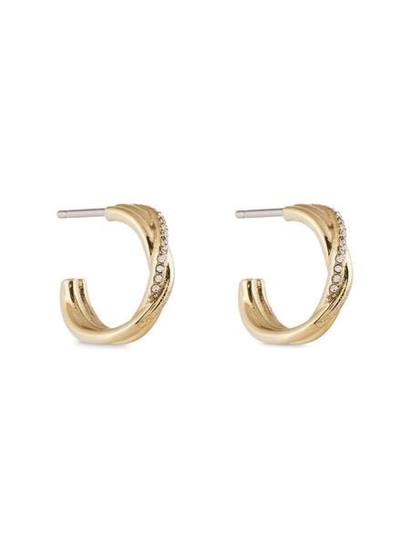 Calvin Klein Kolczyki 35000515 Złoty. Żółte kolczyki damskie CALVIN KLEIN, metalowe. Za 449.99 zł.