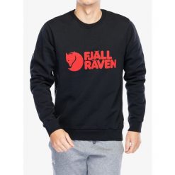 Bluza męska Fjallraven Logo Sweater. Czarne bluzy bez kaptura męskie Fjällräven, l. Za 459.99 zł.