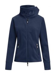 Bench Kurtka polarowa "Funnel" w kolorze granatowym rozmiar: 38. Niebieskie kurtki damskie Bench, bez wzorów, z polaru, bez kaptura. Za 111.45 zł.