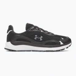 Buty treningowe damskie Under Armour Tech Runner black/black/castlerock. Czarne obuwie treningowe damskie Under Armour, na fitness i siłownię. Za 399.99 zł.