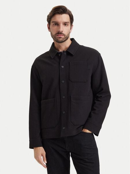 Tommy Hilfiger Kurtka przejściowa MW0MW44945 Czarny Regular Fit. Czarne kurtki męskie Tommy Hilfiger, m, bez wzorów, z syntetyku, bez kaptura. Za 949.99 zł.