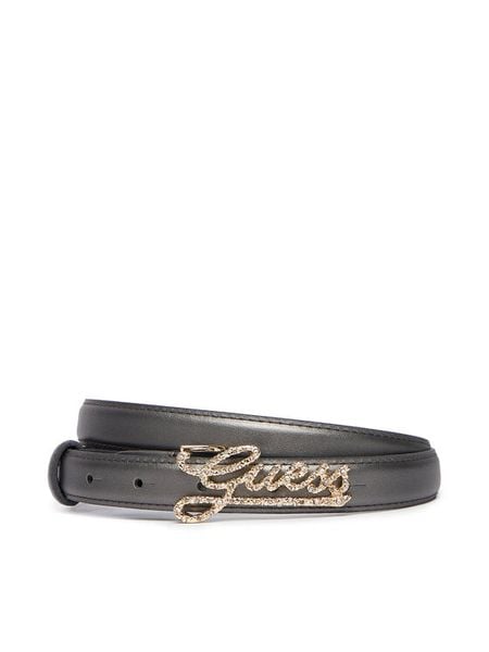 Guess Pasek Damski BW9277 P5420 Szary. Szare paski damskie Guess, z aplikacjami, ze skóry. Za 219.99 zł.