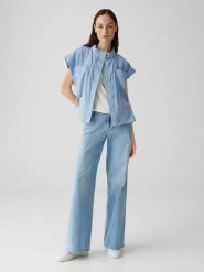 OPUS Kamizelka "Windra" w kolorze błękitnym rozmiar: S. Niebieskie kamizelki damskie Opus, s. Za 165.99 zł.