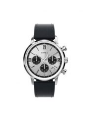 Timex Zegarek Marlin Chronograph TW2W10300 Czarny. Czarne, analogowe zegarki męskie Timex. Za 889.99 zł.
